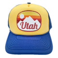 Utah Trucker Hat Retro Mountain Utah Snapback Hat Adult Hat Graphic Tee – Fan Favorite · Must-Have Style