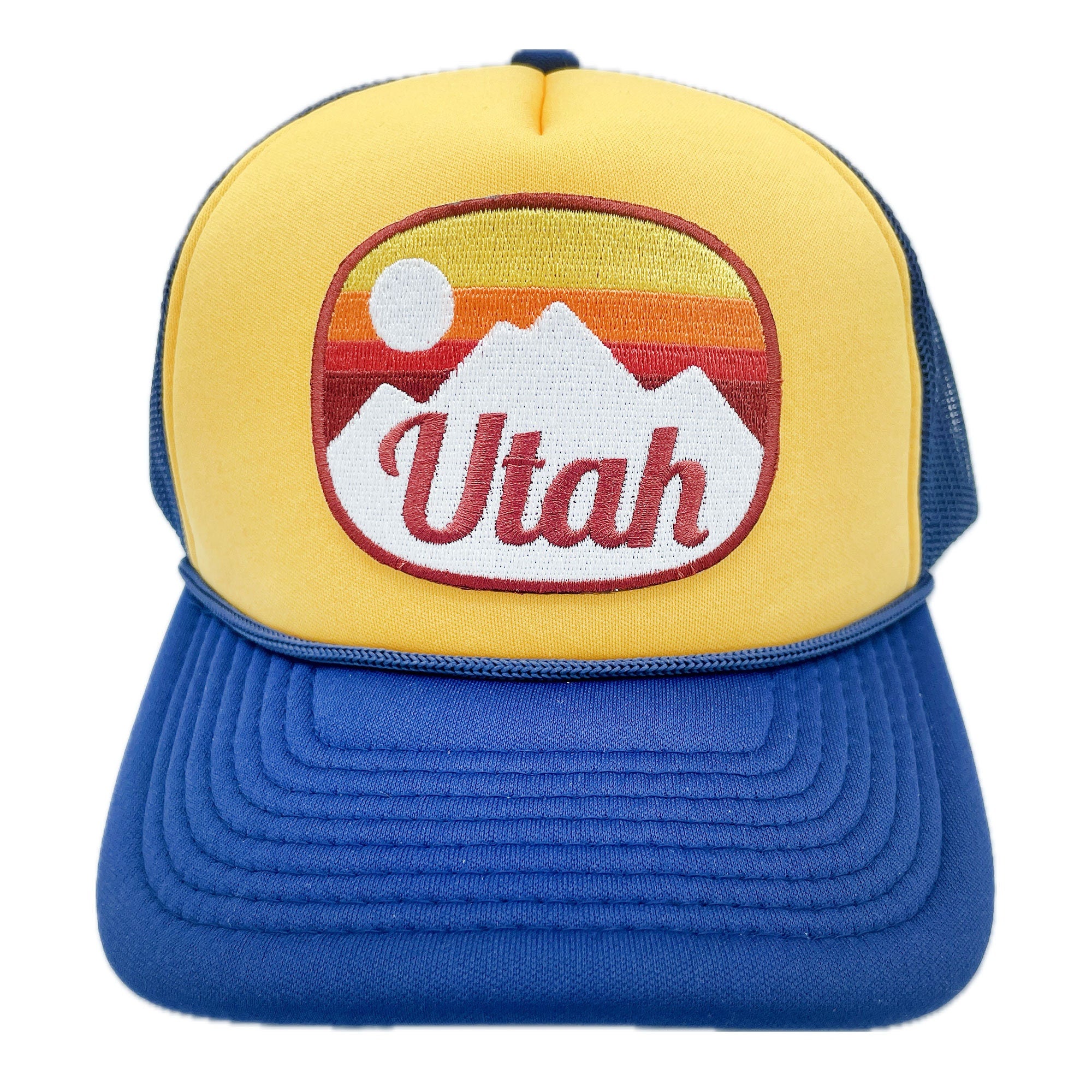 Utah Trucker Hat Retro Mountain Utah Snapback Hat Adult Hat Graphic Tee – Fan Favorite · Must-Have Style