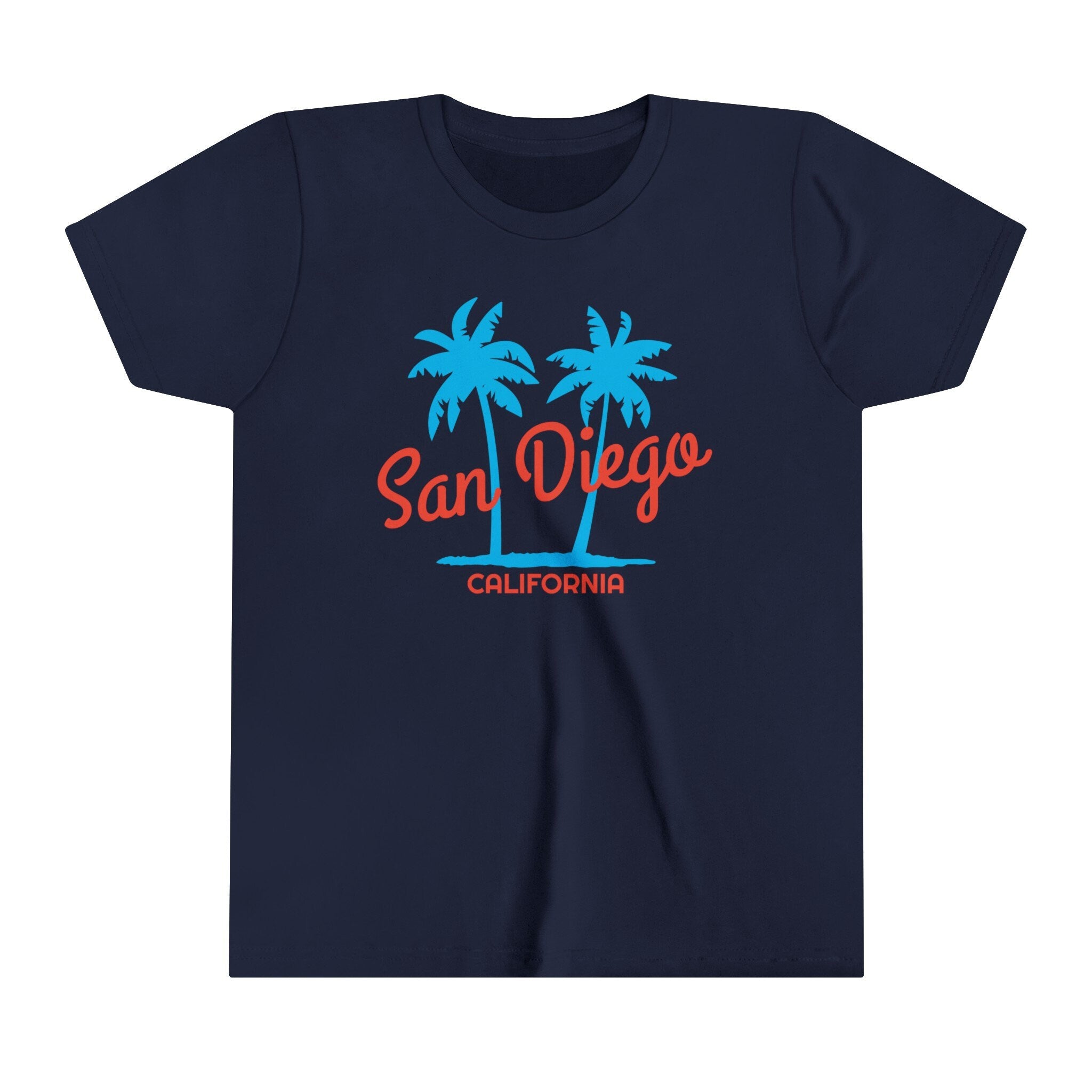 San Diego California Youth Shirt Retro Palm Tree San Diego Kid39s TShirt Personalization Available Graphic Tee – Everyday Comfort · Must-Have Style