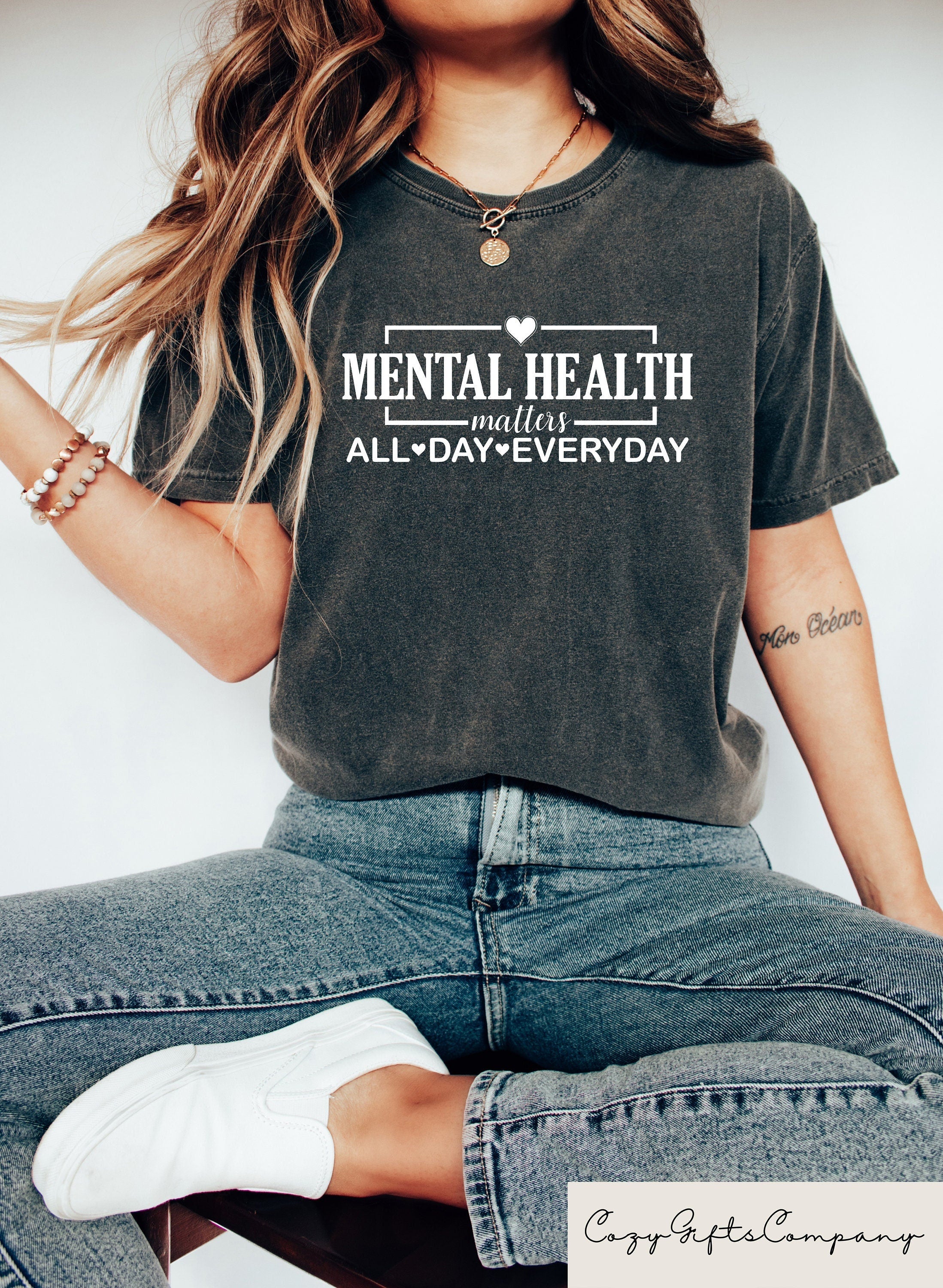 Mental Health Matters Shirt Mental Health Shirts Self Love T Shirts Anxiety Shirt Suicide Awareness Shirt Women Inspirational Shirts Graphic Tee – Easygoing Wear · Trending Graphic Apparel