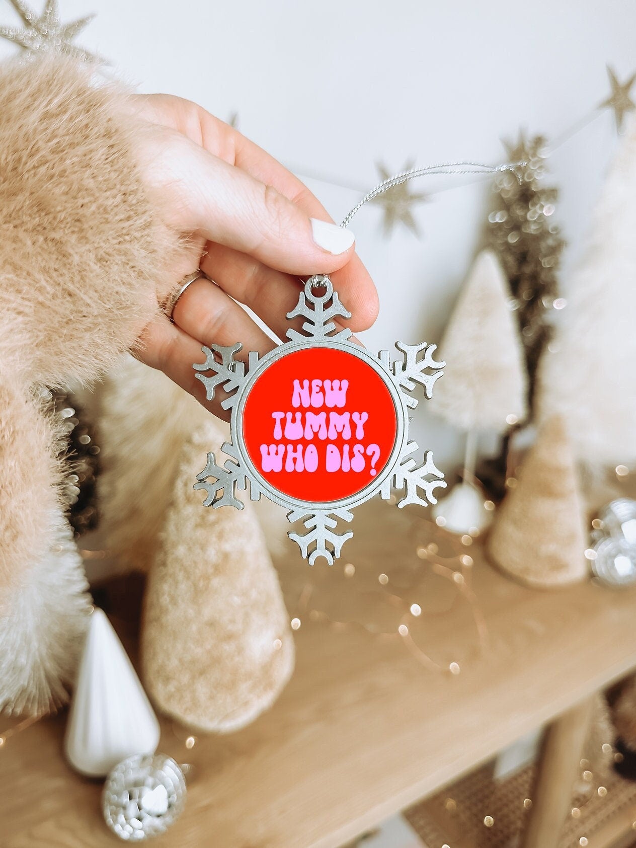 Tummy Tuck Snowflake Ornament Gifts Christmas Stocking Stuffer Holiday Decorations Unique Graphic Tee – Everyday Comfort · Top Pick For Any Outfit
