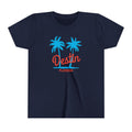 Destin Florida Youth Shirt Retro Palm Tree Destin Kid39s TShirt Personalization Available Graphic Tee – Cozy Vibes · Trending Graphic Apparel