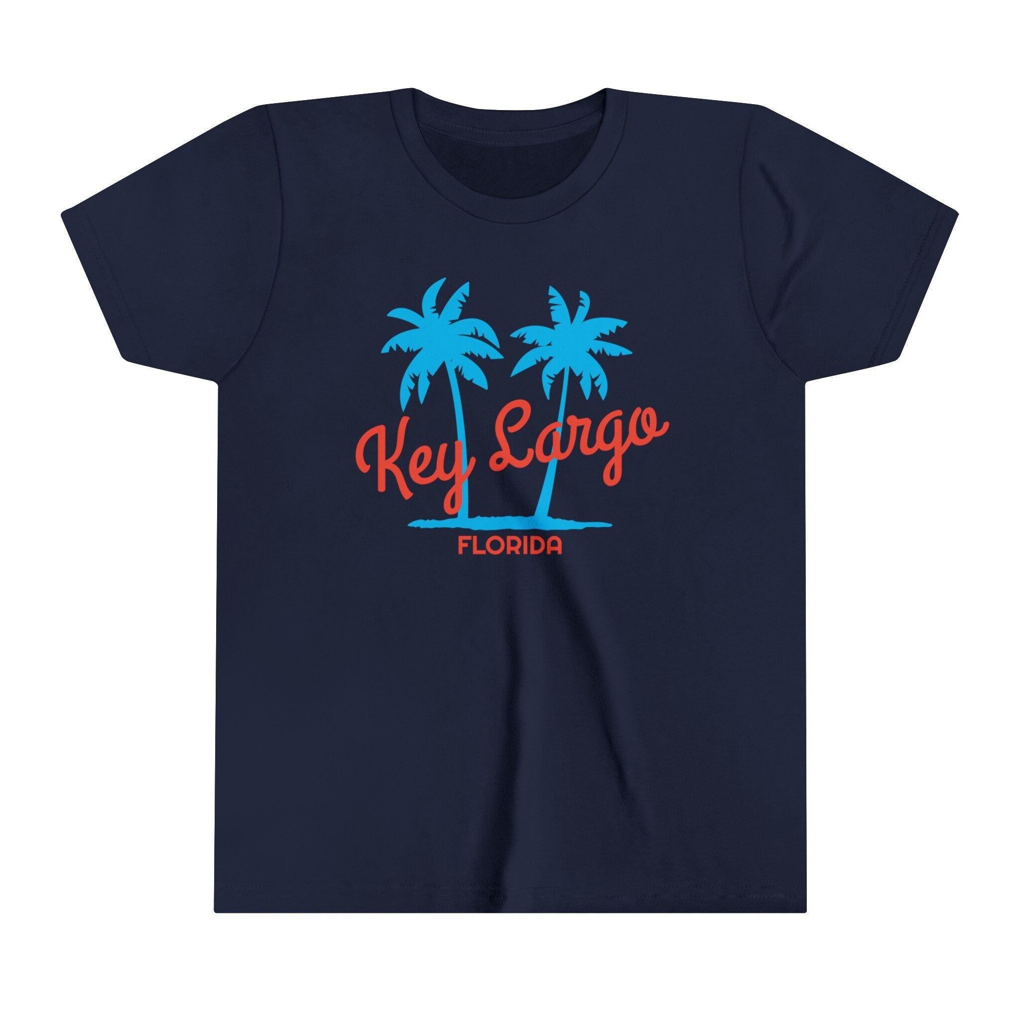 Key Largo Florida Youth Shirt Retro Palm Tree Key Largo Kid39s TShirt Personalization Available Graphic Tee – Warm & Stylish · Trending Graphic Apparel