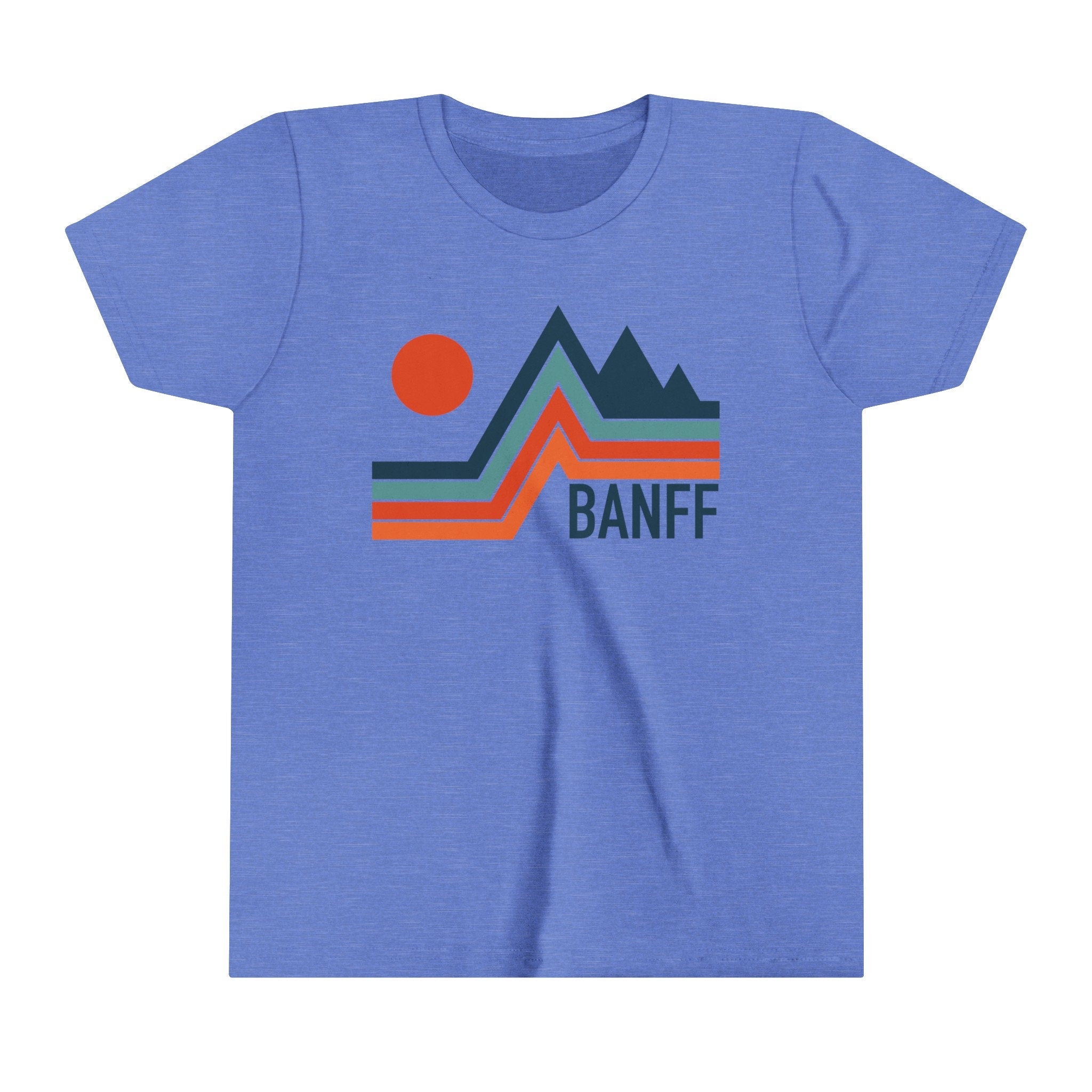 Banff Canada Youth Shirt Retro Mountain Banff Kid39s TShirt Personalization Available Graphic Tee – Easygoing Wear · Must-Have Style