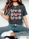 Retro Comfort Boho Strawberry Shirt Fruit Shirt Summer T Shirt Cute Strawberry Gift Strawberry Lover Shirt Berry Graphic Tee Graphic Tee – Cozy Vibes · Trending Graphic Apparel