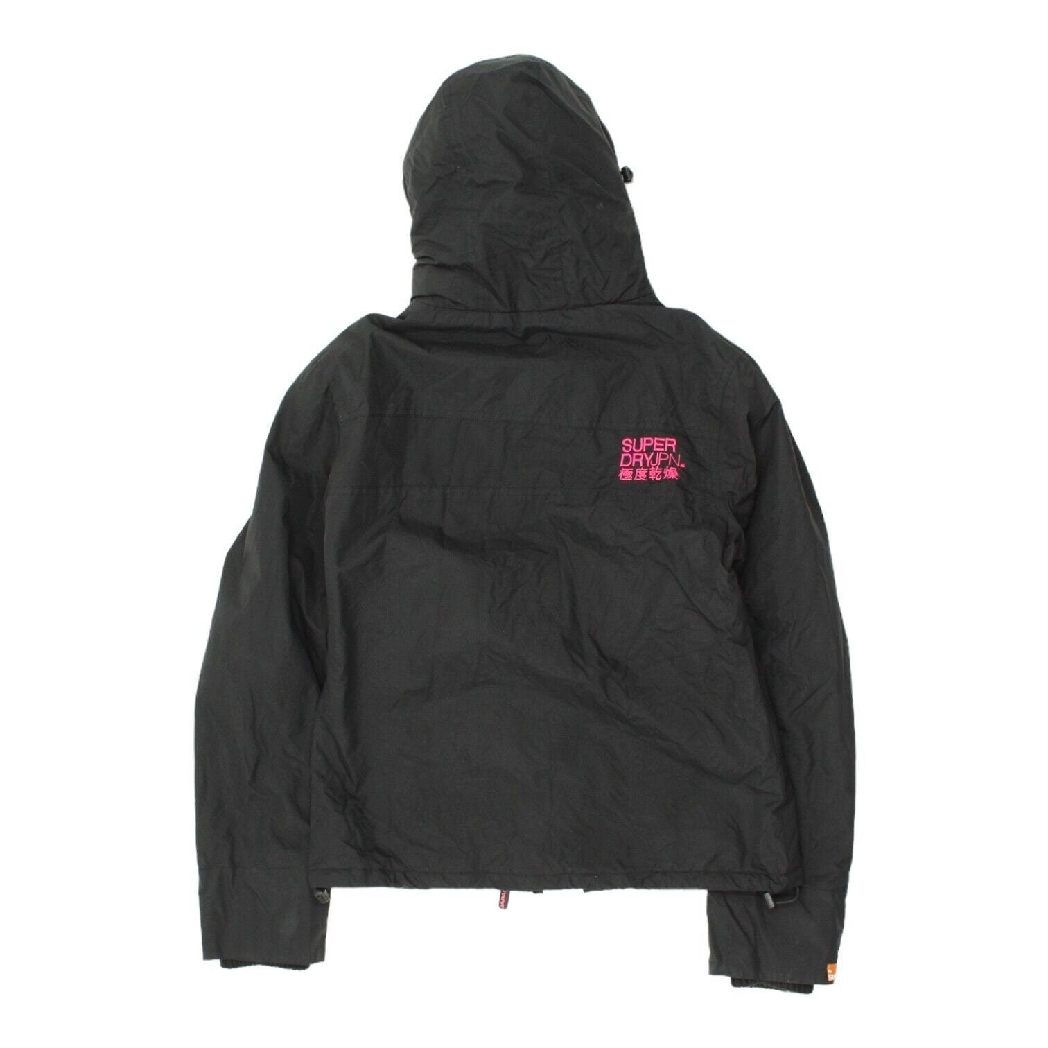 Superdry Womens Black Nylon Hooded Jacket Vintage High End Designer VTG Graphic Tee – Feel-Good Design · Great Gift For Fans