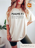 Psalm 91 T Shirt Bible Verse Sweatshirt Christian Shirt Women39s Religious Shirt Christian Clothing Gift for Christian Jesus Lover Tee Sweatshirt – Soft Feel · Great Gift For Fans