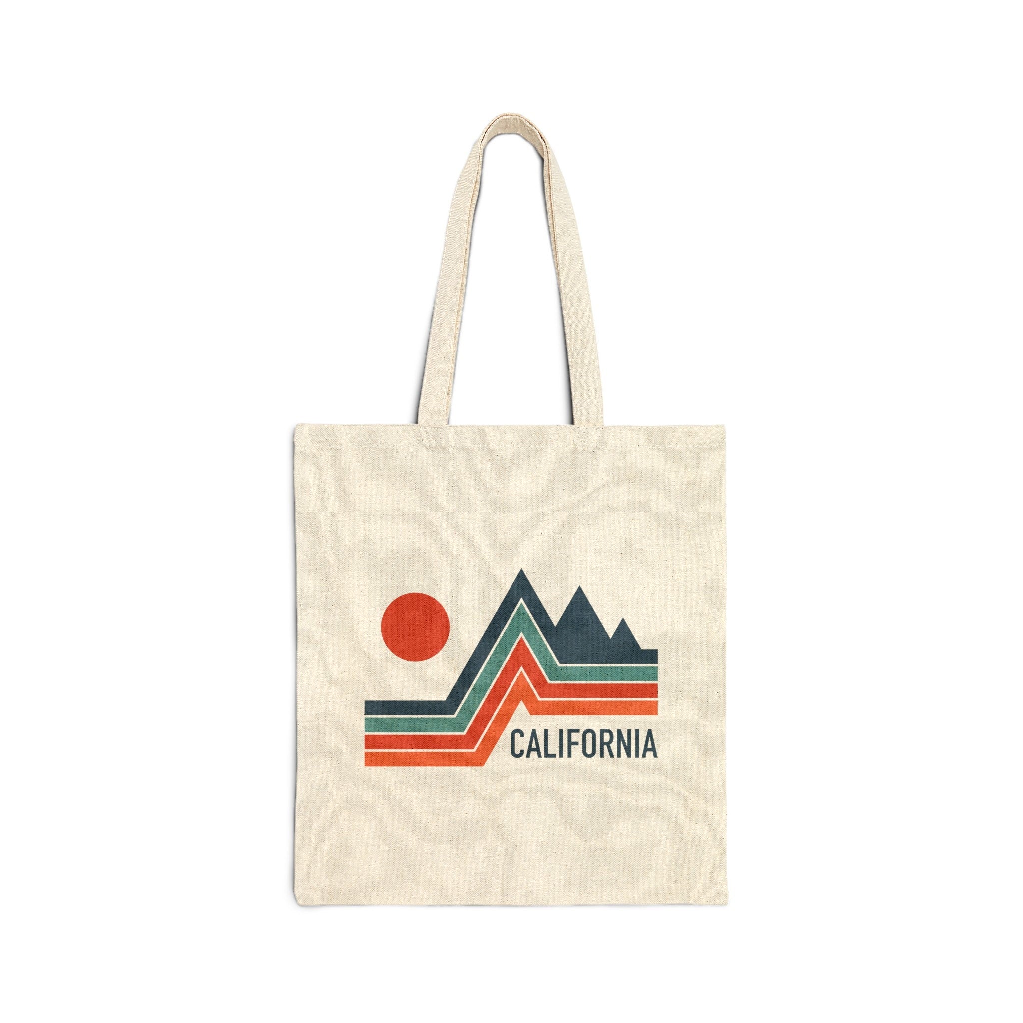 California Cotton Canvas California Tote Bag Personalization Available Tote Bag – Cozy Vibes · Perfect For Daily Wear