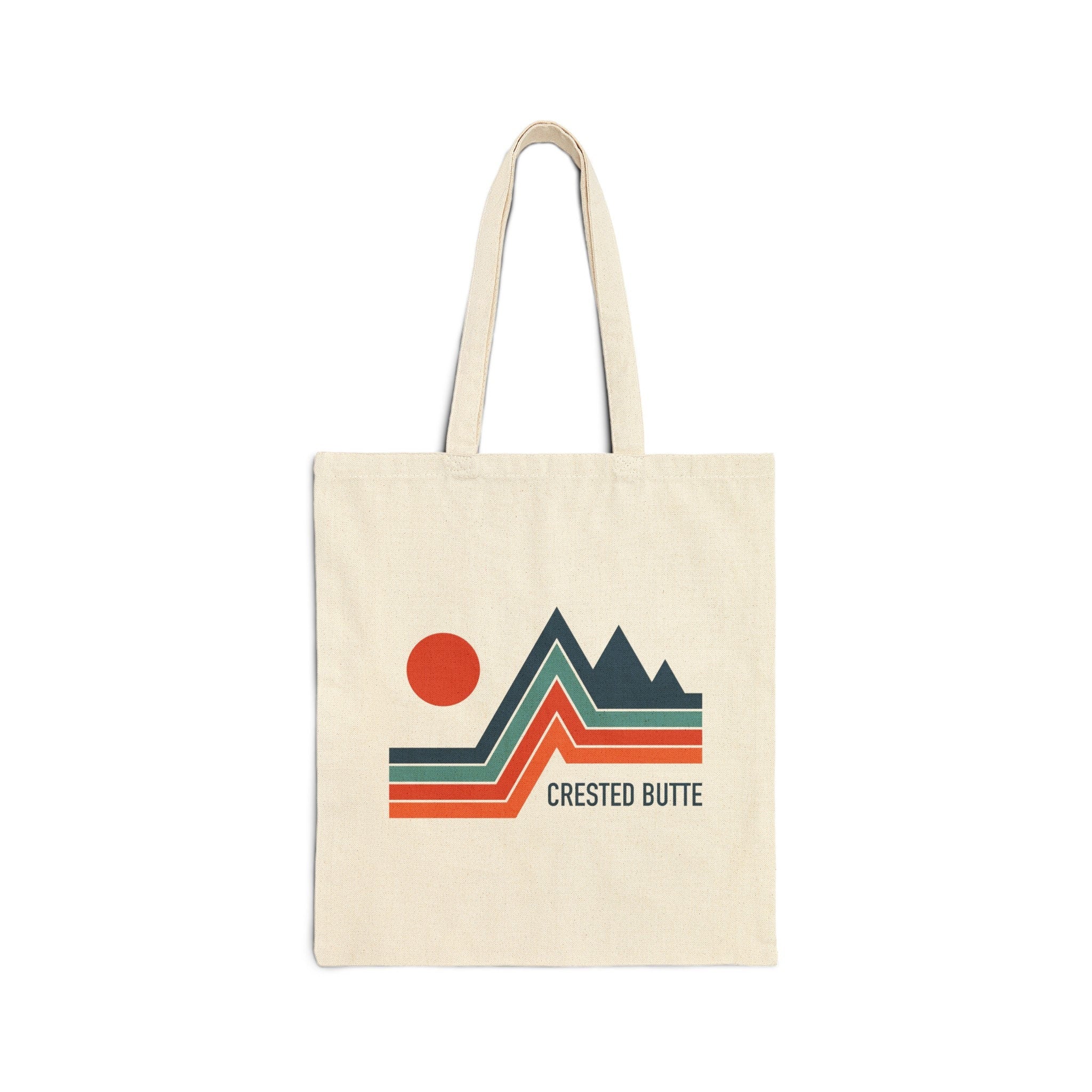Crested Butte Colorado Cotton Canvas Crested Butte Tote Bag Personalization Available Tote Bag – Cozy Vibes · Trending Graphic Apparel