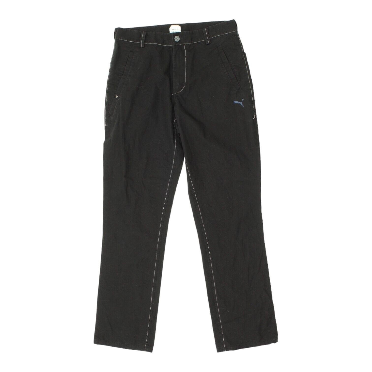 Puma Mens Black Cotton Sports Trousers Vintage Designer Sportswear VTG Graphic Tee – Warm & Stylish · High-Quality Print