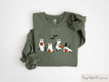 Halloween Cat Sweatshirt Cat Ghost Shirt Spooky Black Cat Shirt Spooky Season Gift Cool Halloween Cat Shirt Halloween Party Shirts Sweatshirt – Fan Favorite · Great Gift For Fans