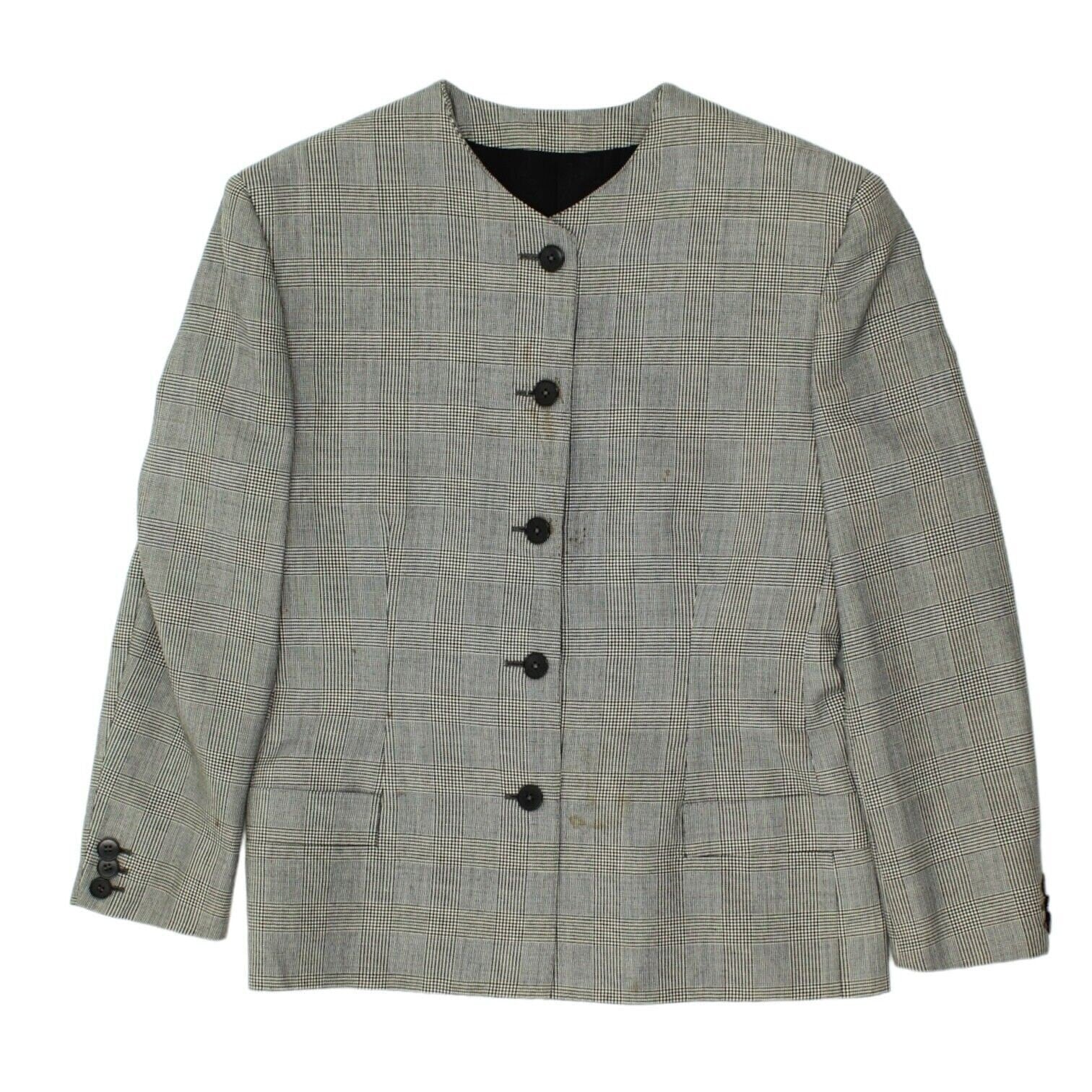 Gianni Versace Womens Grey Blazer Jacket Vintage High End Designer Suit VTG Graphic Tee – Premium Graphic · Great Gift For Fans