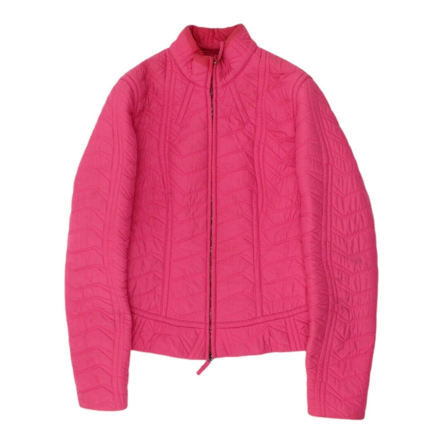 Pirelli Womens Pink Quilted Full Zip Jacket Vintage Designer Padded VTG Graphic Tee – Bold Style · High-Quality Print
