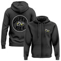 Dodge Superbee Coronet Charcoal Zip Hoodie Hoodie – Cozy Vibes · Trending Graphic Apparel