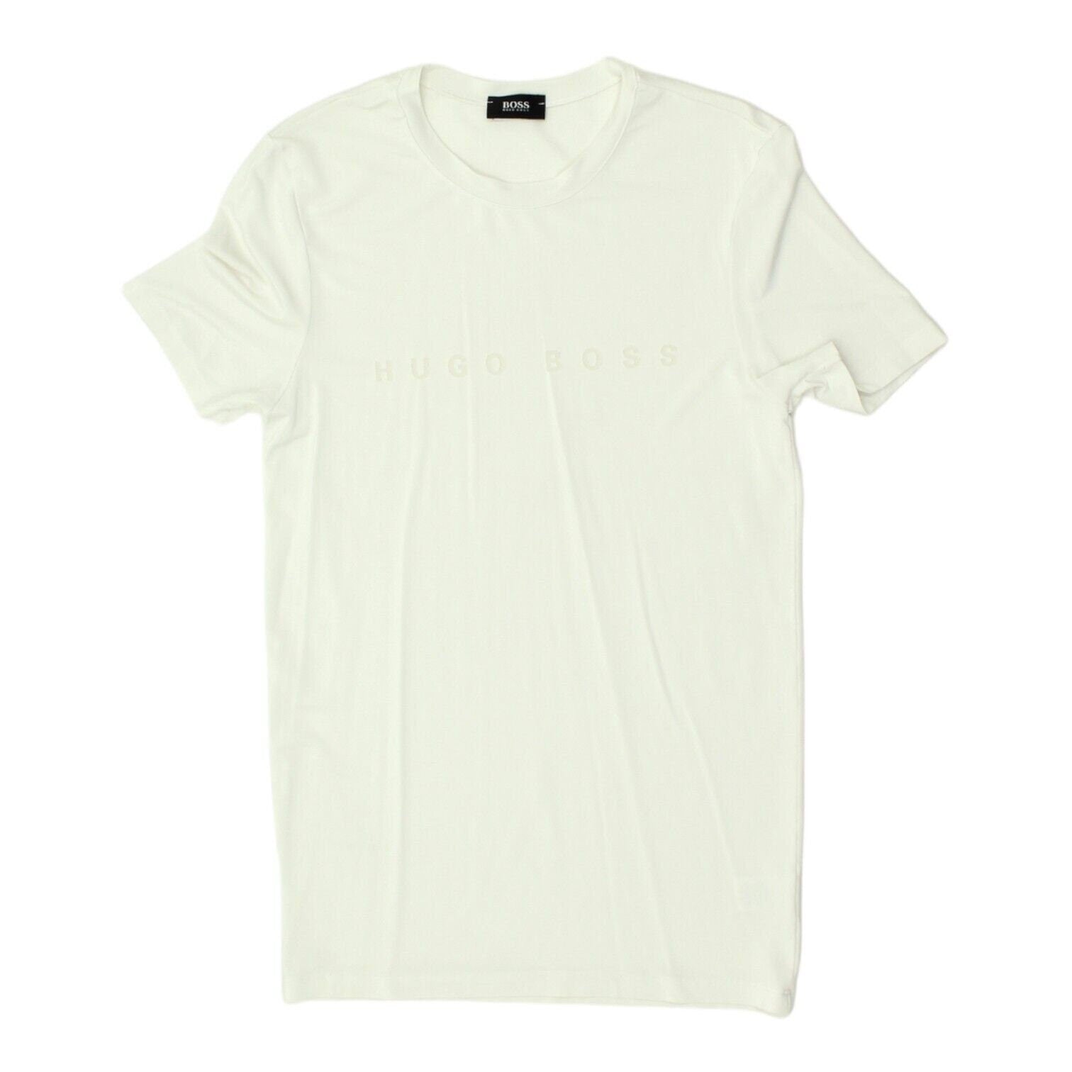 Hugo Boss Mens White Crew Neck Logo Tshirt Vintage High End Designer VTG Graphic Tee – Fan Favorite · Perfect For Daily Wear