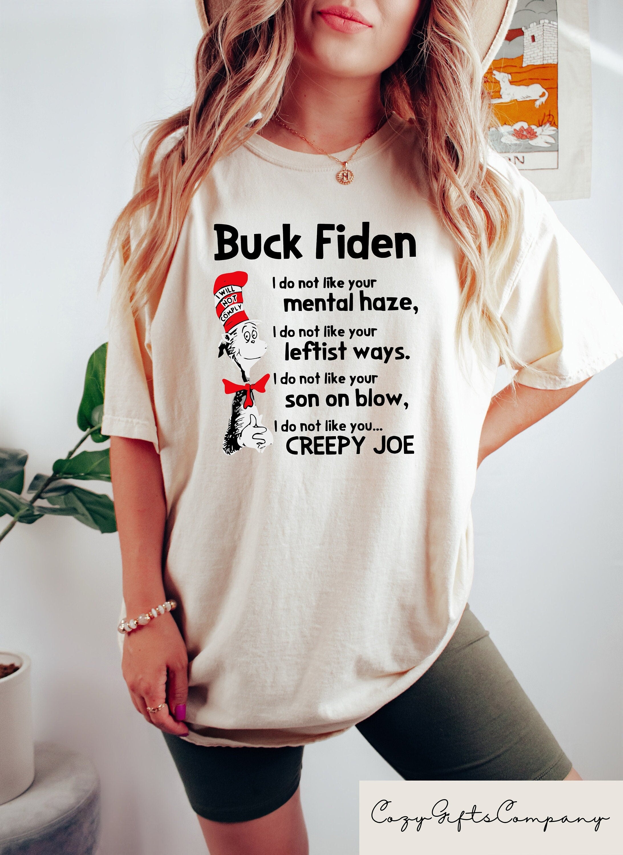 Buck Fiden Shirt FJB Shirt Anti Biden Shirt Funny Election Shirt Pro America T shirt Republican Shirt Ultra Maga Sweatshirt Sweatshirt – Easygoing Wear · Perfect For Daily Wear
