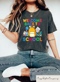 Welcome Back To School Shirt First Day Of School Tshirt Kindergarten Teacher Gift Back To School Gifts Funny School Equipments Tshirt Graphic Tee – Easygoing Wear · Trending Graphic Apparel