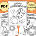 Cute Thanksgiving Coloring Pages Kids Party Games Thanksgiving Games Thanksgiving Activities Turkey Coloring Page Country Coloring Page Graphic Tee – Easygoing Wear · High-Quality Print