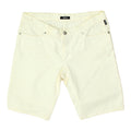Versace Jeans Couture Womens White Distressed Denim Shorts Vintage Designer Graphic Tee – Bold Style · Must-Have Style