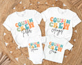 Personalized Groovy Cousin Crew Kids Shirt Retro Custom Matching Cousins Shirts Cousin Trip Tee Boho Natural Kids Youth Adult Shirts Graphic Tee – Soft Feel · High-Quality Print