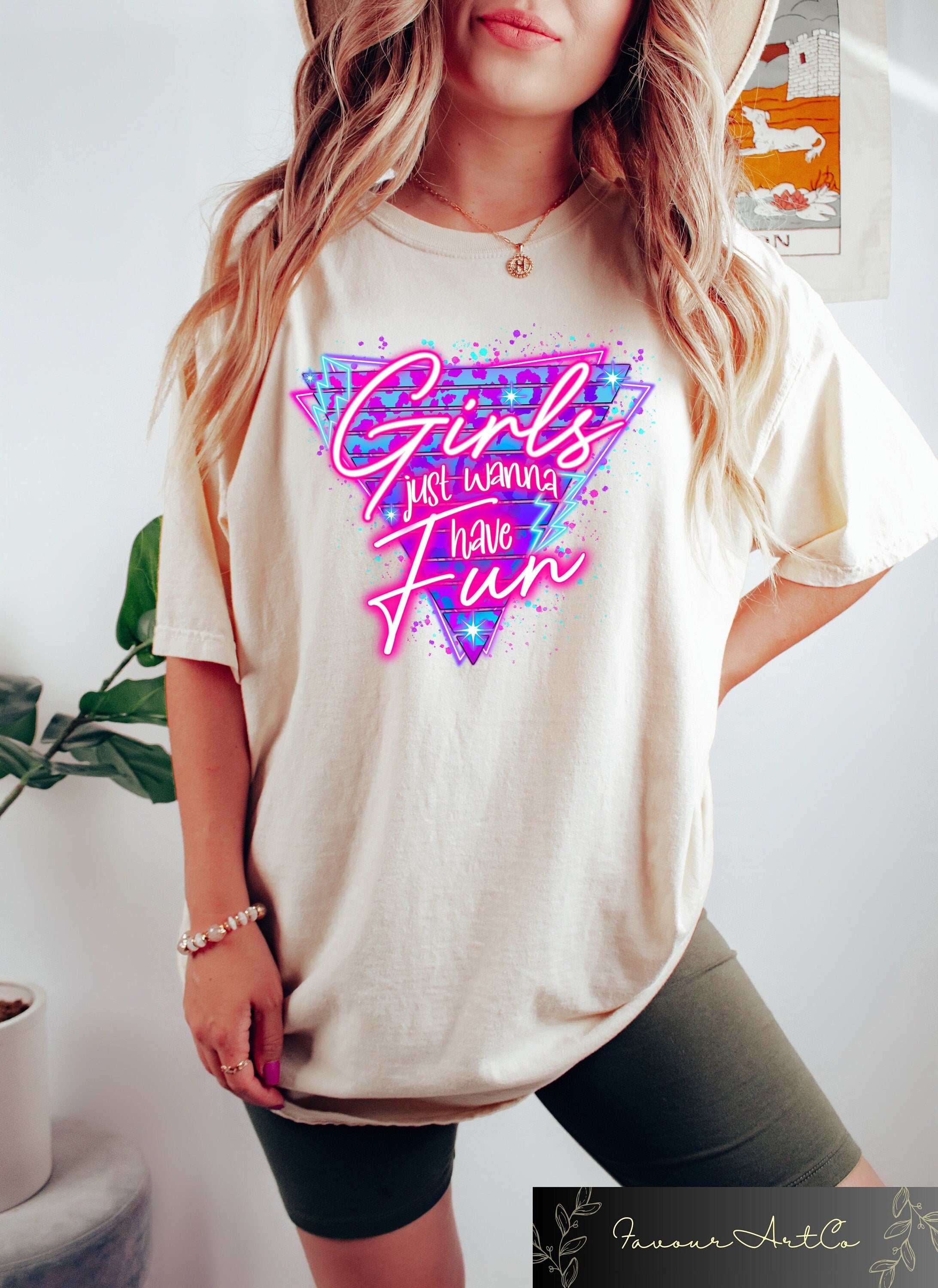 Girls Just Wanna Have Fun Shirt Wonderful Girls Trip Shirt Colorful Girls Squad Shirt Girls Party Shirt Girls Trip Shirt Girls Weekend Graphic Tee – Aesthetic Look · Perfect For Daily Wear