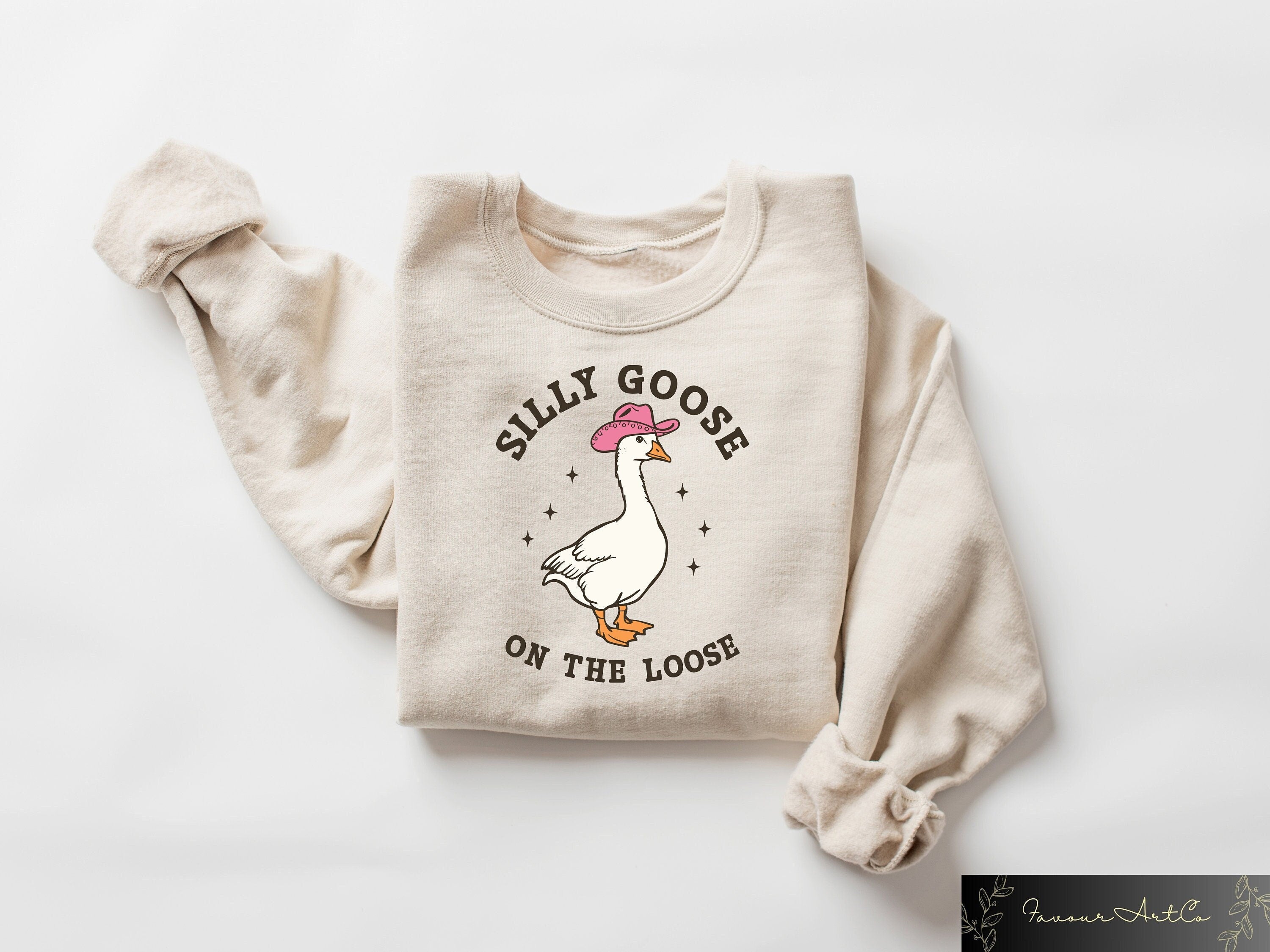 Comfort Silly Goose Shirt Silly Goose On the Loose Tshirt Funny Cowgirl Tshirt Western Tee Funny Graphics Tee 90s Aesthetic Shirt Graphic Tee – Cozy Vibes · Must-Have Style