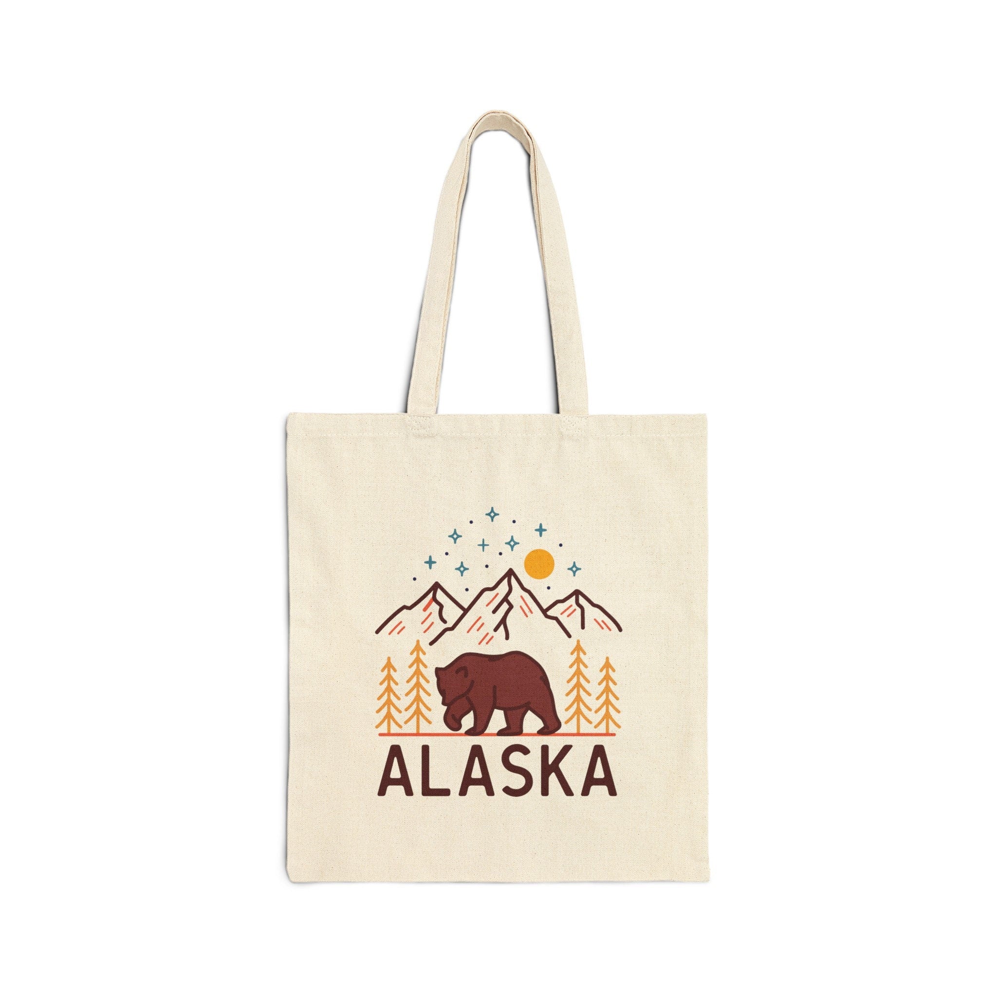 Alaska Tote Bag Cotton Canvas Alaska Bag Personalization Available Tote Bag – Bold Style · Trending Graphic Apparel