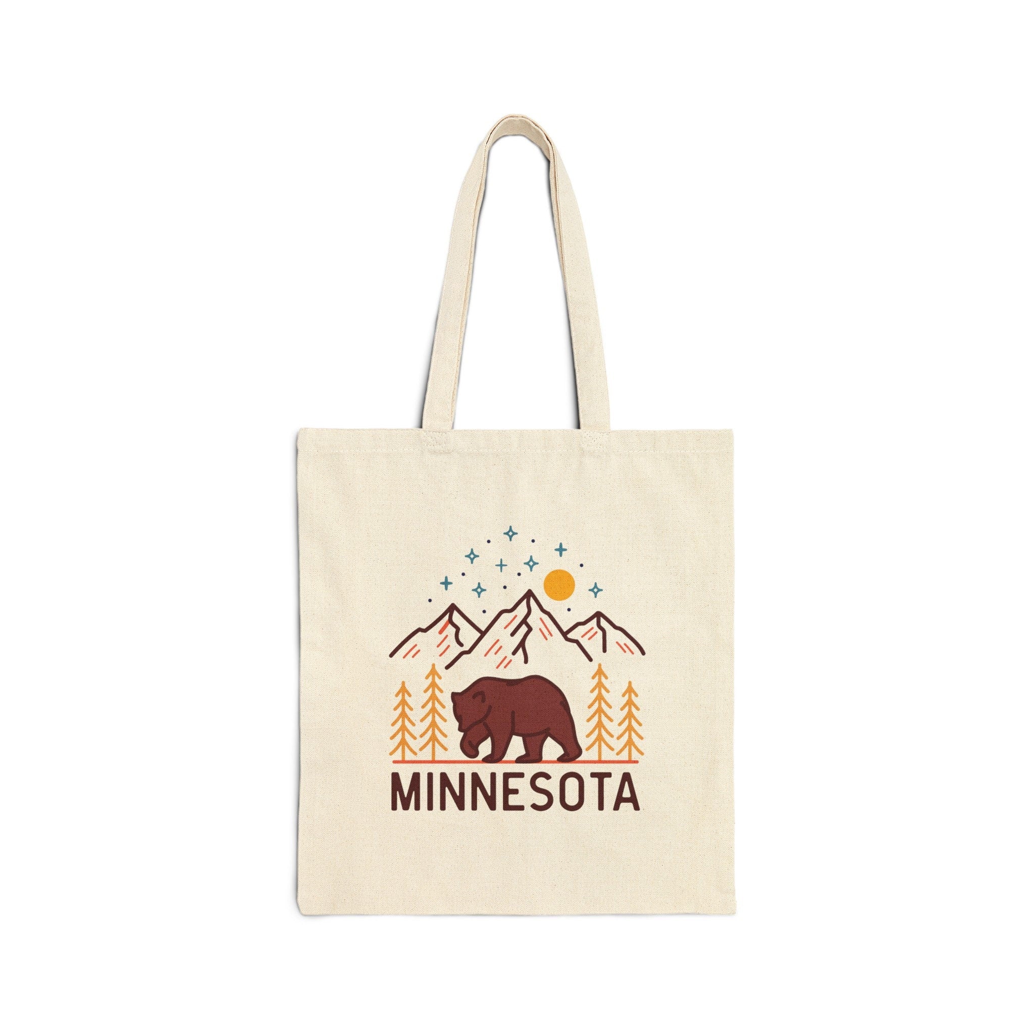 Minnesota Tote Bag Cotton Canvas Minnesota Bag Personalization Available Tote Bag – Warm & Stylish · Perfect For Daily Wear