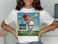 I Never Miss Trump Shirt Graphic Tee – Aesthetic Look · Trending Graphic Apparel