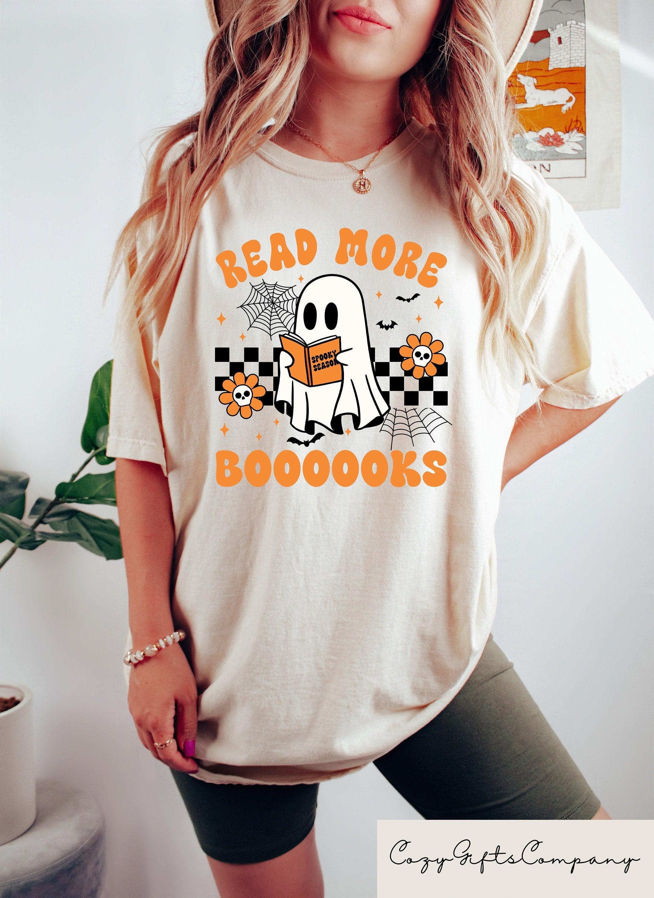 Comfort Retro Read More Books Spooky Teacher Shirt Cute Spooky Teacher Shirt Teacher Fall Shirt Teacher Halloween Gifts Graphic Tee – Premium Graphic · Trending Graphic Apparel