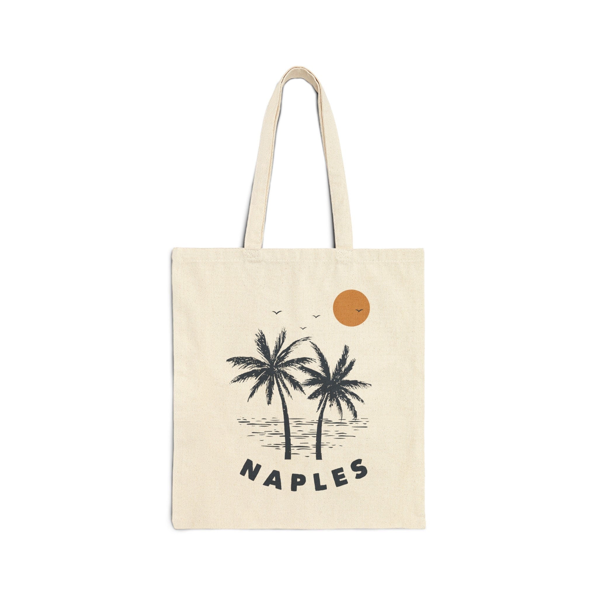 Naples Florida Tote Bag Cotton Canvas Naples Bag Personalization Available Tote Bag – Cozy Vibes · Perfect For Daily Wear