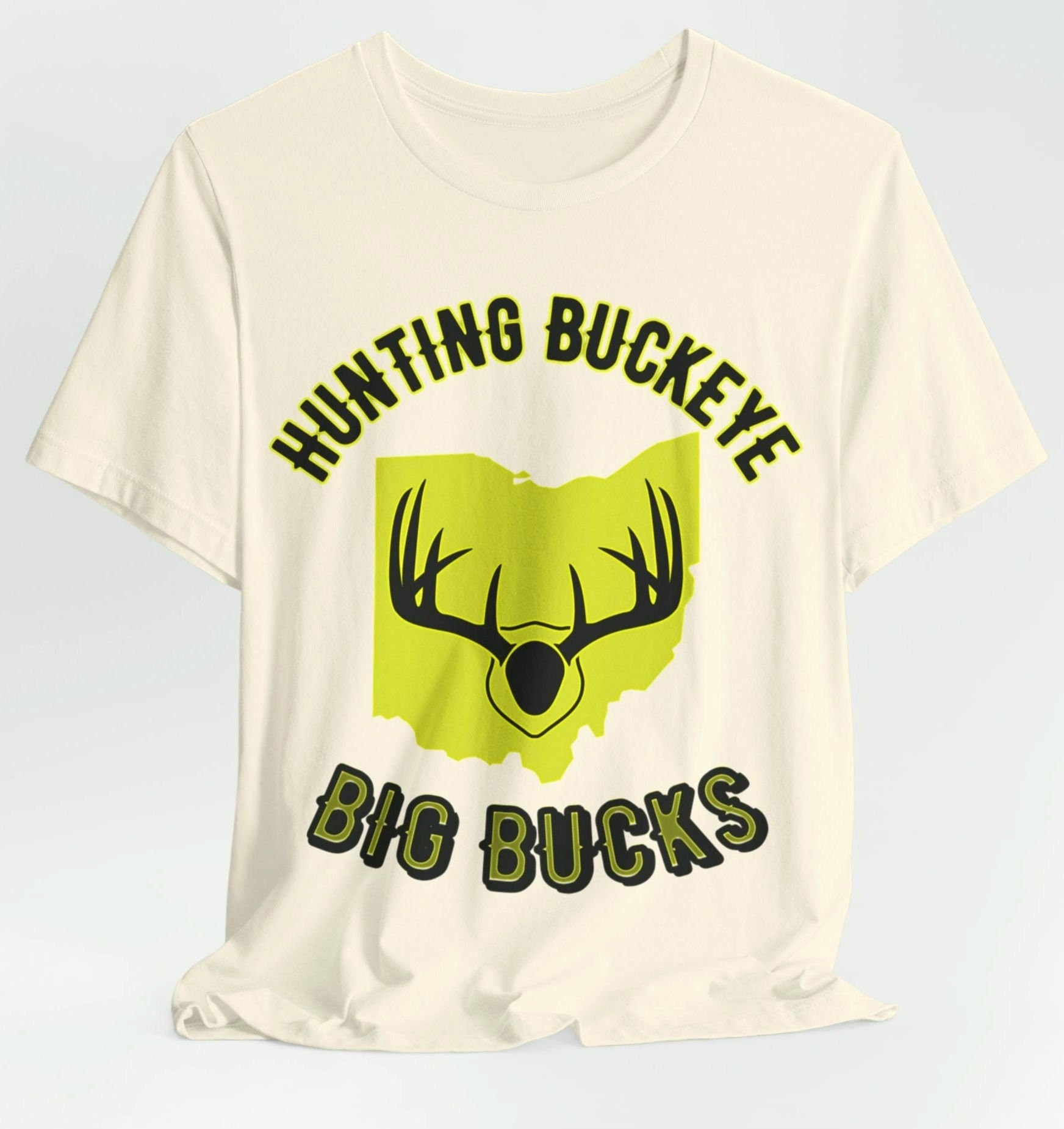 Ohio Buck Hunting Shirt Deer Hunting T shirt Gift For Avid Buckeye Deer Hunter Mens or Ladies Unisex Jersey Short Sleeve Tee Jersey – Everyday Comfort · Must-Have Style