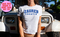 Zagreb Croatia Baby Tee SNUG FIT Gifts Shirt Tshirt Her Women Trendy 90s Y2K Summer Pink Blue White Grey Aesthetic Graphic Tee – Easygoing Wear · High-Quality Print