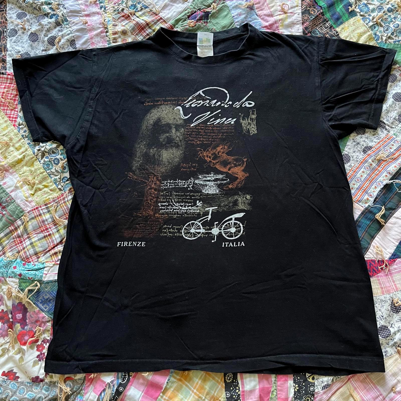 Vintage Leonardo Da Vinci Art Graphic Shirt Graphic Tee – Soft Feel · Top Pick For Any Outfit