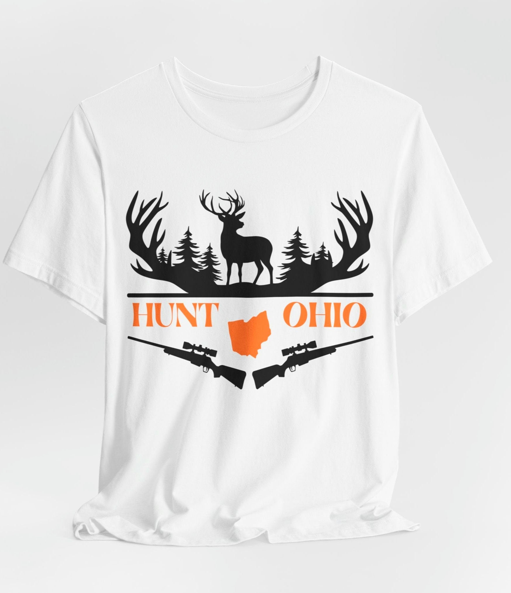Ohio Deer Hunting Shirt Buckeye Deer Hunter Tshirt Gift for Men Womans Deer Hunters High Quality Ohio Unisex Jersey Short Sleeve Tee Jersey – Cozy Vibes · High-Quality Print