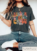 Personalized Kindergarten Teacher Shirt Happy First Day Of School Shirt For Teacher First Day of School Kindergarten Crew Gift Graphic Tee – Fan Favorite · Must-Have Style