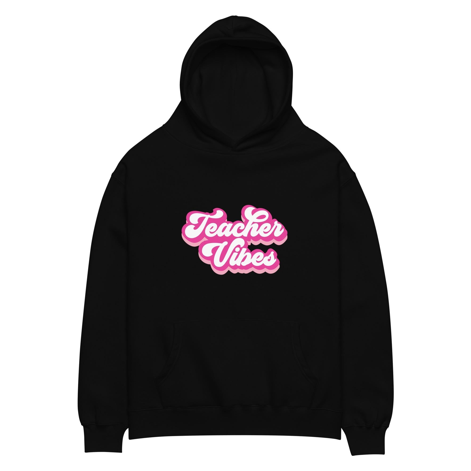 Teacher Vibes Back To School Unisex oversized hoodie Hoodie – Fan Favorite · Perfect For Daily Wear