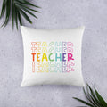 Teacher Back To School Basic Pillow Graphic Tee – Premium Graphic · Great Gift For Fans