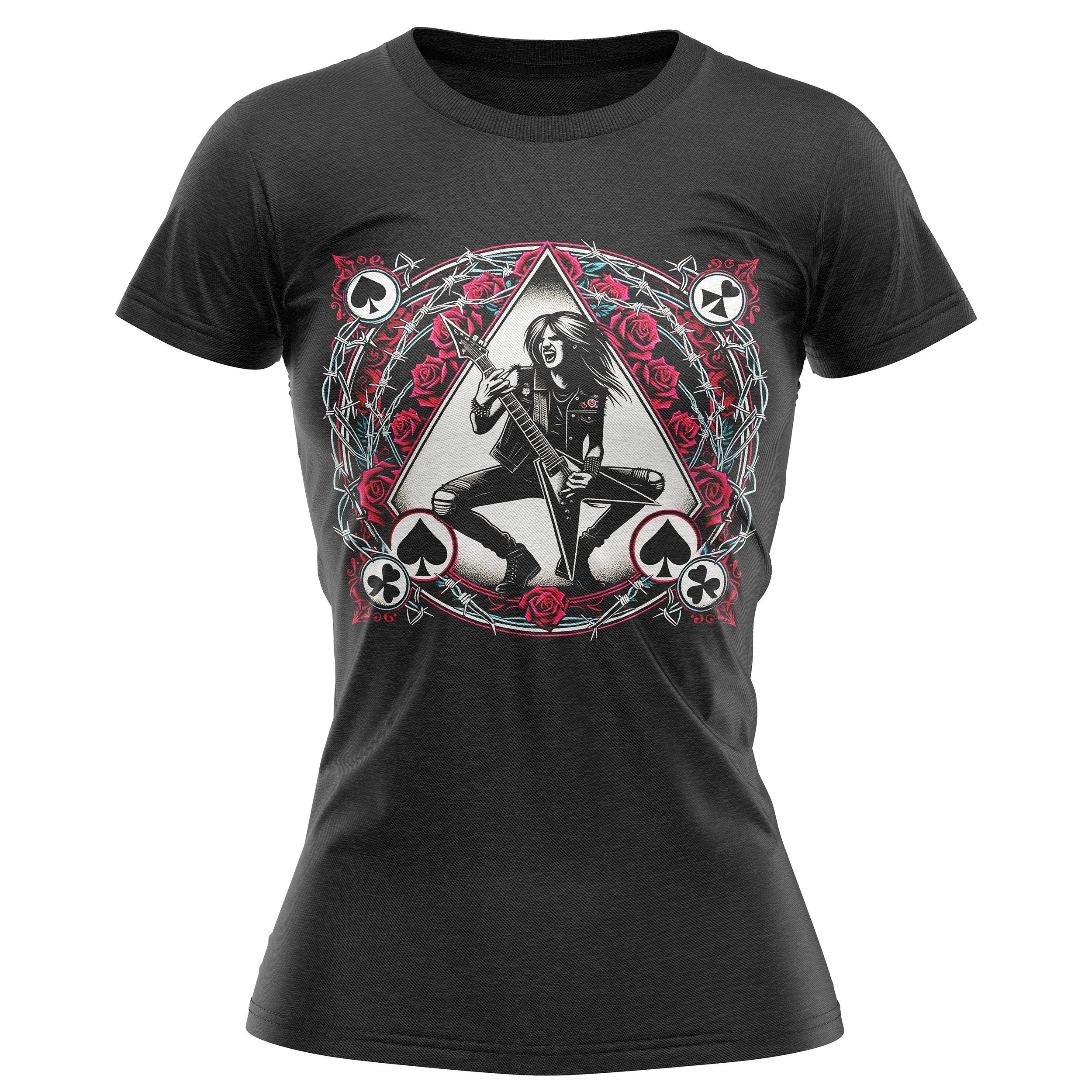 Rock Gothic Heavy Metal Ladies T Shirt Graphic Tee – Premium Graphic · Perfect For Daily Wear