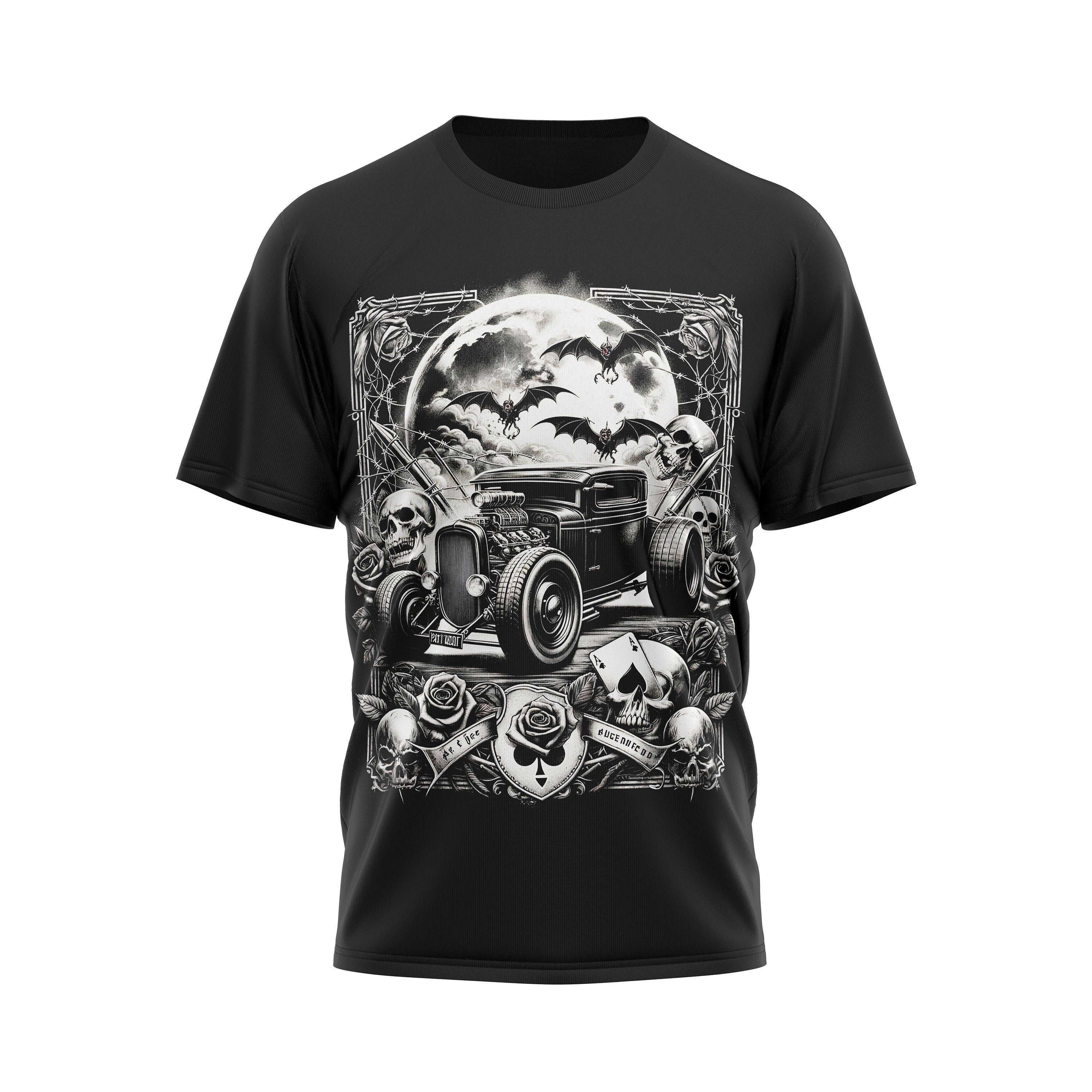 Model T The Deuce 1932 Hot Rod Gothic Men39s T Shirt Graphic Tee – Easygoing Wear · Perfect For Daily Wear