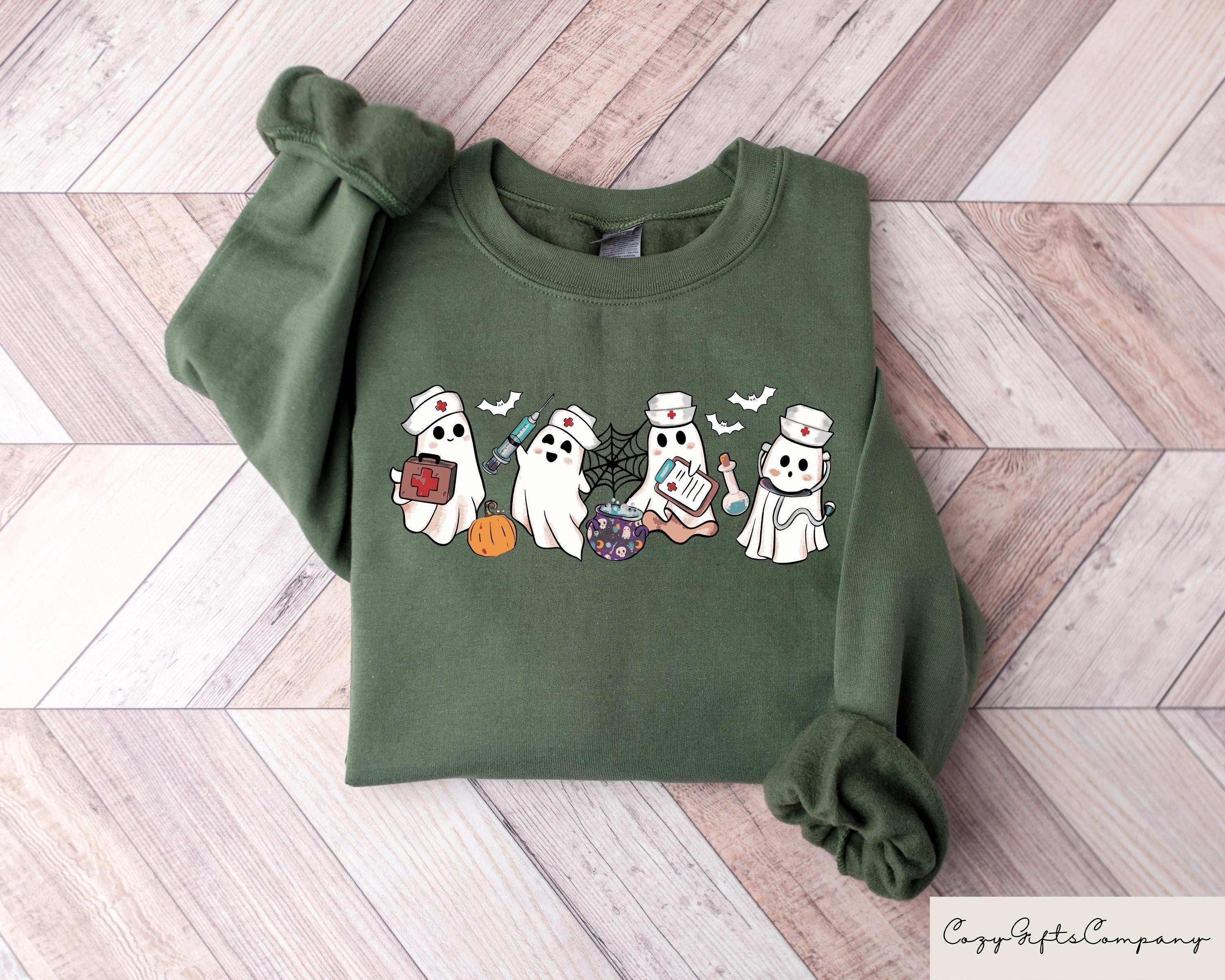 Halloween Nurse Sweatshirt Nurse Shirt Halloween Nursing Sweatshirt Cute Nurse Sweatshirt Nursing Student Hoodie Halloween Gifts Hoodie – Fan Favorite · Great Gift For Fans
