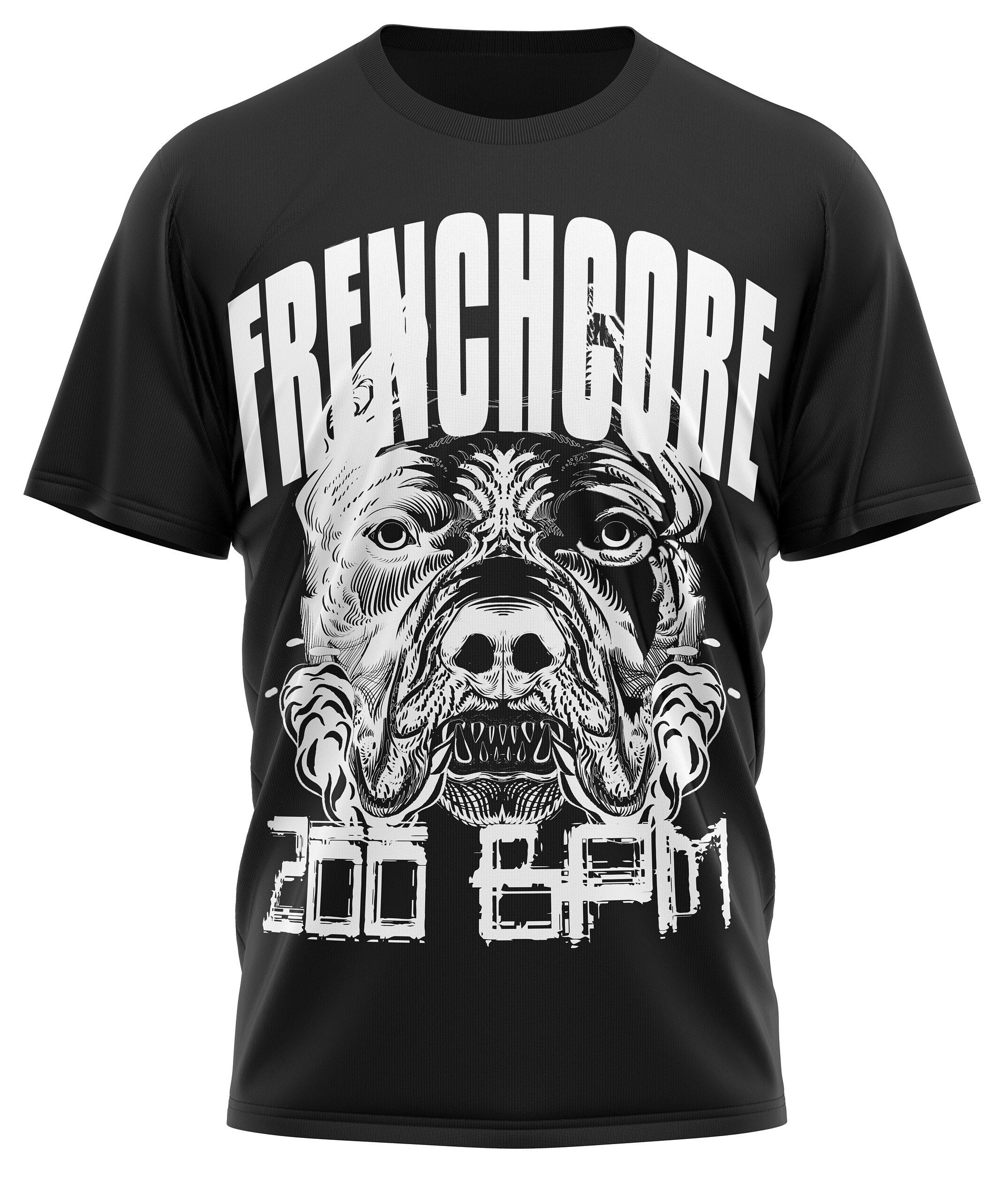 Frenchcore 200BPM Pitbull Boneheadz Hard Gabber Techno Men39s T Shirt 4637W Graphic Tee – Cozy Vibes · Must-Have Style
