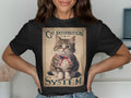 Cute Cat Distribution System T Shirt Vintage Cat Design Tee Funny Cat Lovers Shirt Retro Style Cat Graphic Tee Graphic Tee – Cozy Vibes · Great Gift For Fans
