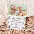 Woodland Animals Shower Invitation Woodland Baby Shower Editable Invitation Forest Baby Shower Invite Woodland Invitation Gender Neutral WL3 Graphic Tee – Everyday Comfort · Great Gift For Fans