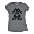 Love Dog Shirt Paw Print Shirt Dog Paw Shirt Dog Owners Gifts Funny Dog Shirt Cat Shirts Cat Mom Shirts Stay Pawsitive Stay Positive Graphic Tee – Cozy Vibes · High-Quality Print