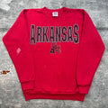 Vintage Arkansas Razorbacks Paint Splatter Sweatshirt Sweatshirt – Soft Feel · Top Pick For Any Outfit