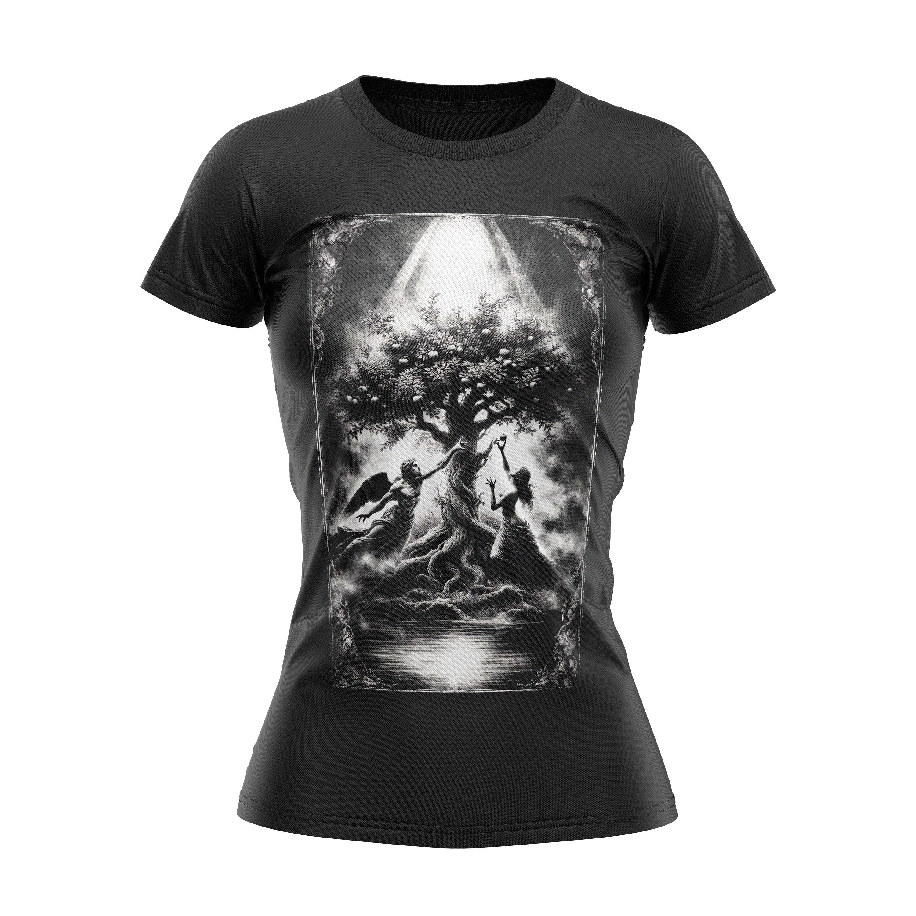 Garden of Eden Gothic Art Womens T Shirt Graphic Tee – Cozy Vibes · Great Gift For Fans