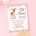 Woodland Baby Shower Girl Oh Deer Baby Shower Invitation Girl Baby Shower Invite Deer Pink Baby Deer Invite Editable Invitation Template DB1 Graphic Tee – Fan Favorite · Top Pick For Any Outfit