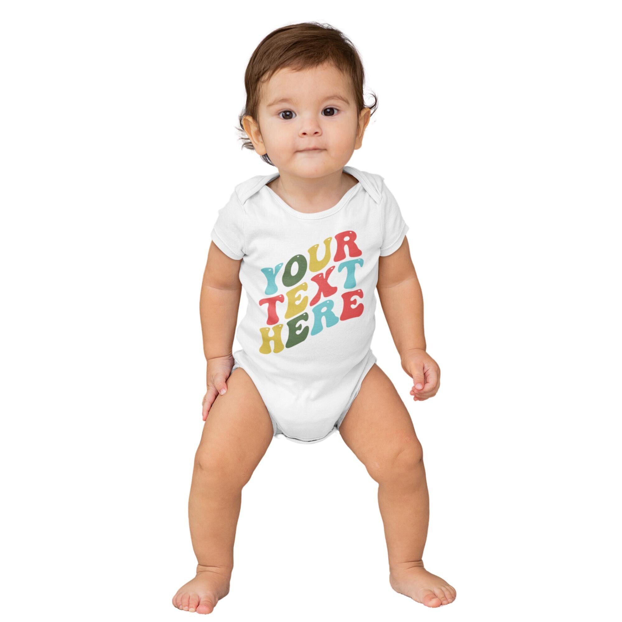 Retro 197039s California Hippy Style Custom Baby Onsie Personalized Bodysuit Custom Made Graphic Tee – Soft Feel · Top Pick For Any Outfit