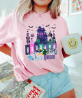 Vintage Haunted Mansion Liberty Square Shirt Hitchhiking Ghosts Shirt Haunted Mansion Halloween T shirt Graphic Tee – Everyday Comfort · Perfect For Daily Wear
